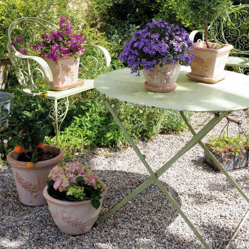 Terracotta plant pot - OLIVE : TG4-N  - Deroma - round