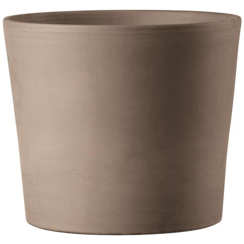 Terracotta plant pot - GRAFITE : 4K-J - Deroma - conical / round