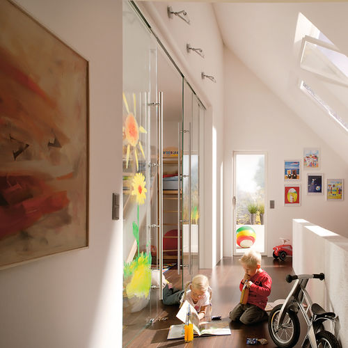 Interior door - MTG L-1000 - Glas Expert - glass / folding / contemporary