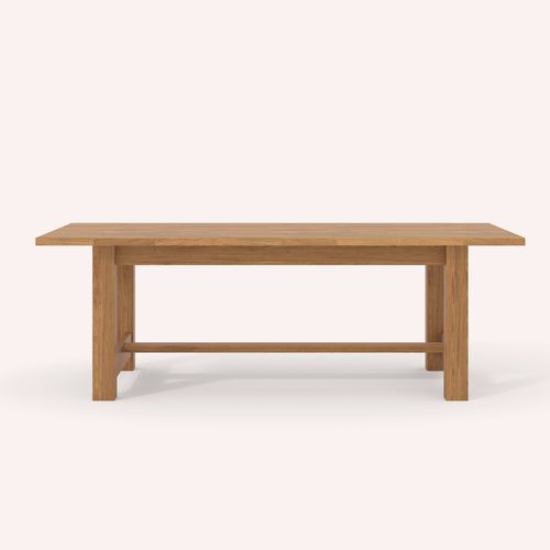Contemporary table - ANNA - COCO-MAT - oak / hardwood / rectangular