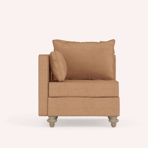 Traditional armchair - MYRSINI - COCO-MAT - fabric / corner