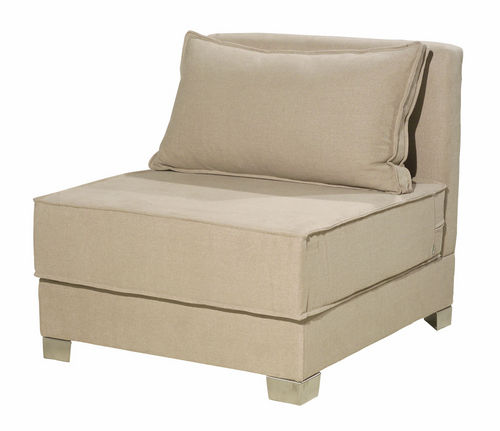 Contemporary fireside chair - THEANO - COCO-MAT - fabric