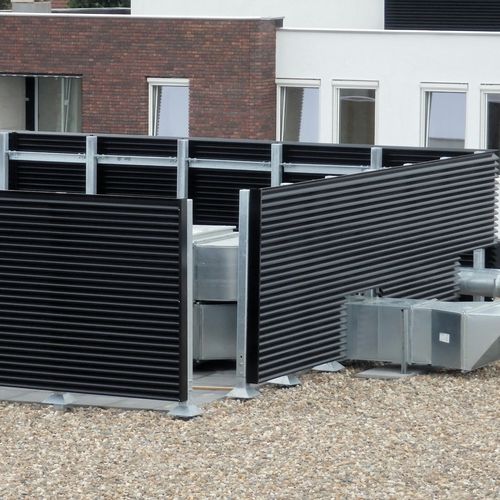Panel cladding - DUCOWALL CLASSIC W 20V - Duco - aluminum / ribbed / insulated