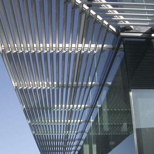 Aluminum solar shading - DUCOSUN 150CF - Duco - for facade / horizontal