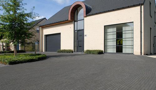 Concrete paver - ROCKSTONE BLACK - Stone & Style - drive-over