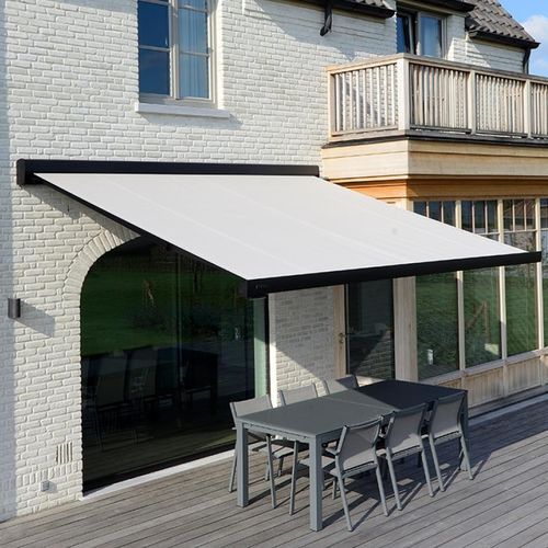 Box awning - B24 - Brustor - motorized / patio / balcony