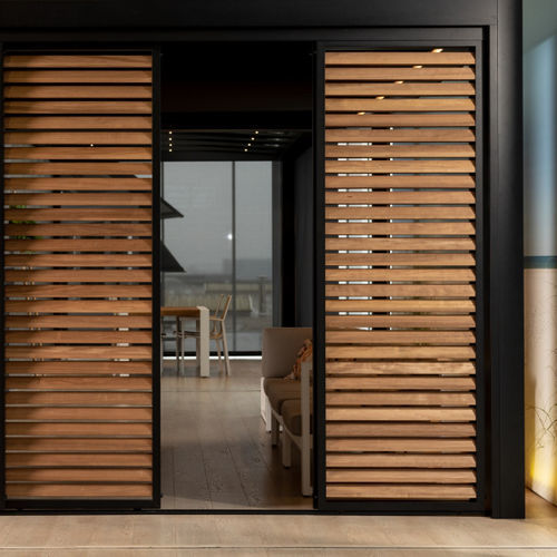 Wooden sliding panel - Brustor