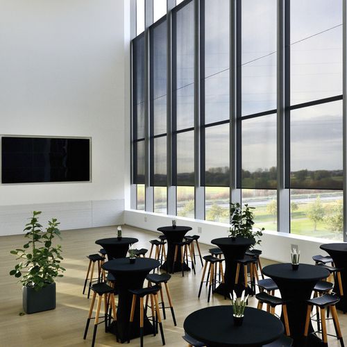 Fabric solar shading - INDOOR SCREENS - Brustor - window / interior / vertical