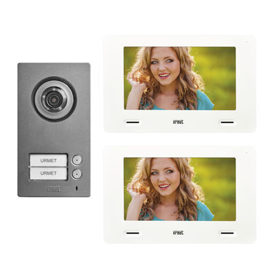 Gray intercom module - 1722/96 - urmet - built-in / exterior / with camera