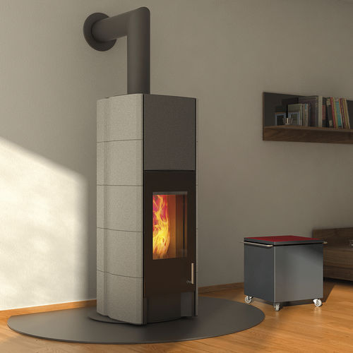 Wood heating stove - T-LINE ECO2 - Tonwerk Lausen AG - 0 - 5 kW / contemporary / metal