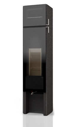Wood heating stove - T-BACK - Tonwerk Lausen AG - 0 - 5 kW / 7 kW / contemporary