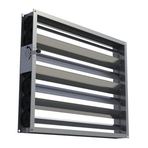 Aluminum ventilation damper - AOBD-102-E - KOOLAIR S.A