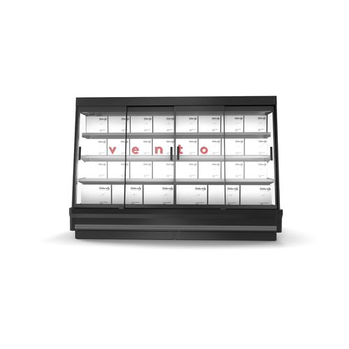 Shelf refrigerated display case - VENTO VSV - AHT Cooling Systems GmbH - island / for shop / with light