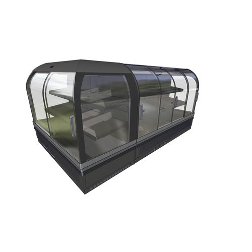 Commercial freezer - LISBOA - AHT Cooling Systems GmbH - upright / glazed / metal