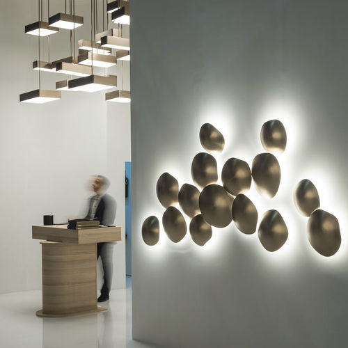 Contemporary wall light - CHESTNUT - VISO Lighting - indoor / metal / LED