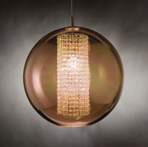 Pendant lamp - ULEE - VISO Lighting - crystal / polycarbonate / contemporary