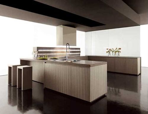Contemporary kitchen - GLASs - Zampieri Cucine - laminate / handleless
