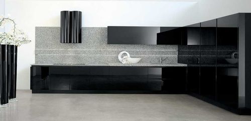 Contemporary kitchen - LINEc - Zampieri Cucine - wooden / handleless / lacquered