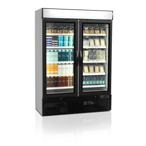 Commercial beverage cooler NC5000G Tefcold vertical / 2door