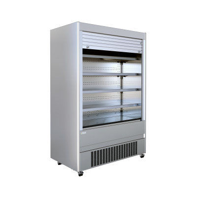 Upright refrigerated display case - CRONUS MANUAL SHUTTER - MAFIROL ...