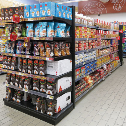 Commercial shelving - SP25 - MAFIROL - merchandise / horizontal / standard