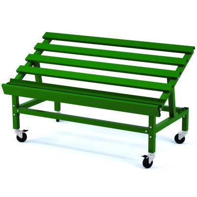 Commercial mobile shelving - NATURE - MAFIROL - for fruits and vegetables / standard / steel