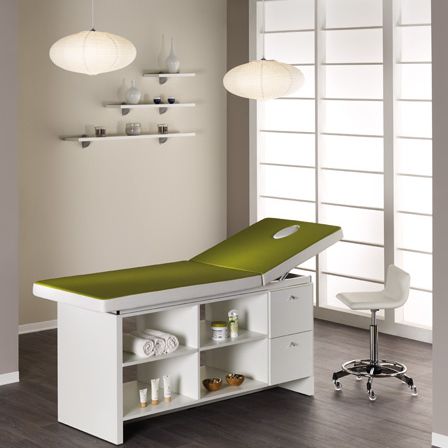 Massage table with storage compartment - EDEN - Medical & Beauty - commercial