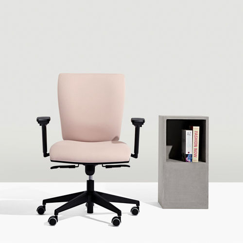 Contemporary office armchair - FIVE - Diemme - fabric / polyurethane foam / polypropylene