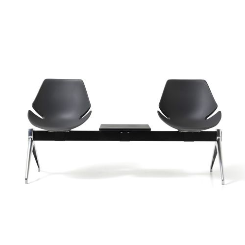 Aluminum beam chair - EON - Diemme - polyurethane / 3-seater / 2-person