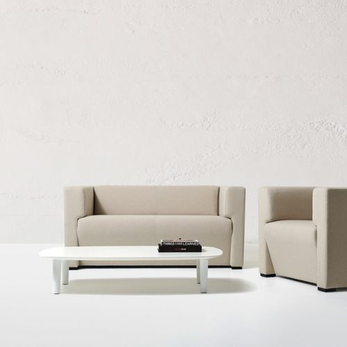 Contemporary sofa - TOFFEE - Diemme - polyurethane foam / upholstered / brown
