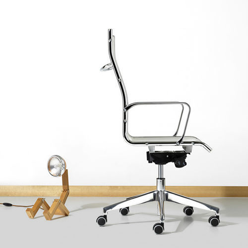 Contemporary executive chair - AUCKLAND - Diemme - mesh / steel / with headrest