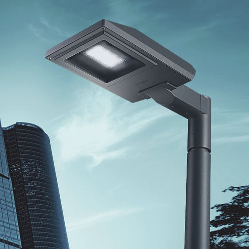 Urban lamp post - FORMAT1 - Arcluce S.p.A. - contemporary / cast aluminum / with tempered glass diffuser