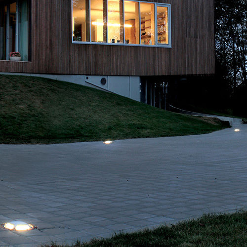 Recessed floor light fixture - STONE180 SHORT - Arcluce S.p.A. - LED / round / IP67