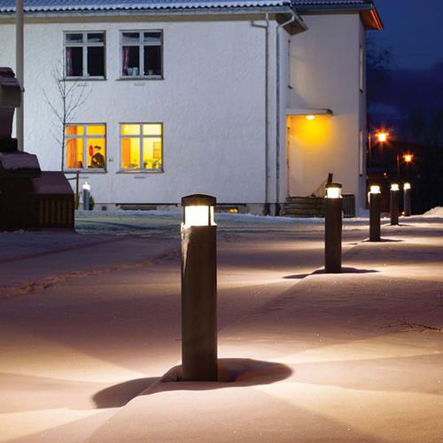 Garden bollard light - KLOU-IK180 - Arcluce S.p.A. - urban / contemporary / aluminum