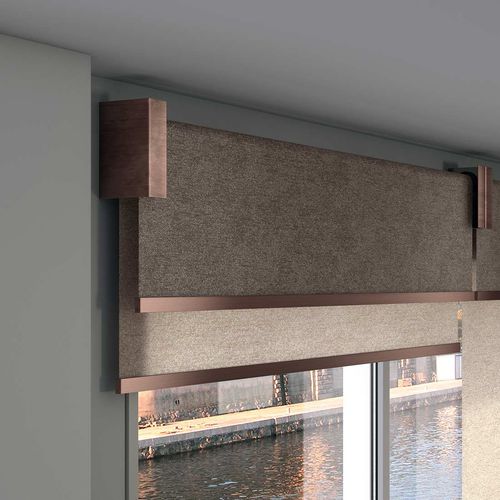Roller blinds - ROLL UNO N&D - TAO DESIGN - for window / aluminum / painted aluminum