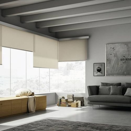 Roller blinds - ROLL CINQUE - TAO DESIGN - for window / Trevira CS® / in fire-retardant fabric