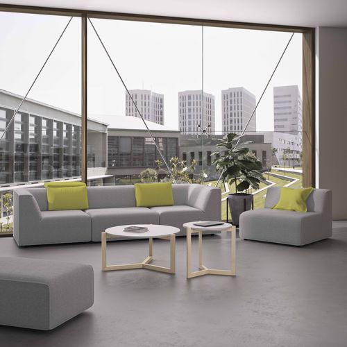 Modular sofa - KADO - Ofifran - contemporary / fabric / leather