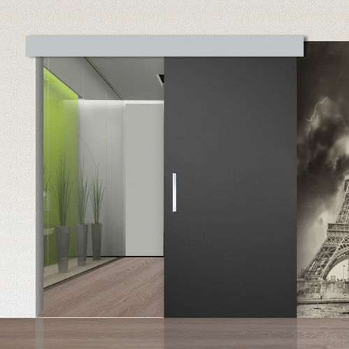 Door sliding system - ELEGANCE - OPENSPACE | Sliding doors by Gosimat - glass door