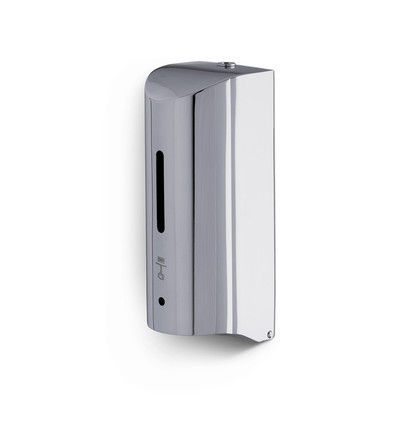 Commercial soap dispenser - SANISOAP - DMP Electronics - wall-mounted / steel / electronic