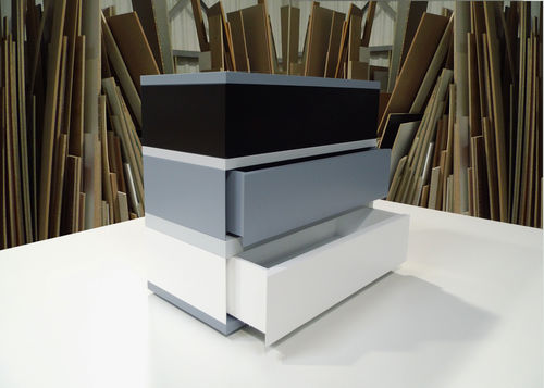 Contemporary chest of drawers - 360-DE-PIED - Les Pieds sur la Table ® - wooden / lacquered wood / custom