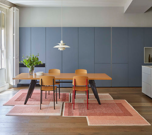 Contemporary rug - CANEVAS GEO - GAN RUGS - patterned / wool / felt