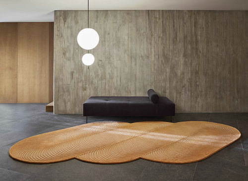 Contemporary rug - Giro - GAN RUGS - striped / wool / hand-tufted