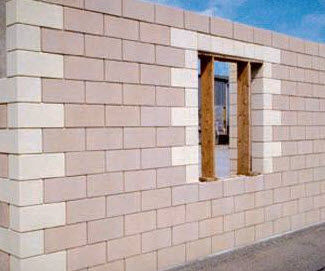 Hollow concrete block - TETRIX - Perin - for load-bearing walls / exposed