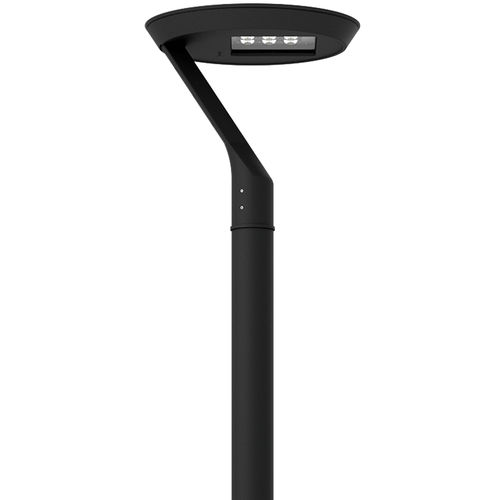 Urban lamp post - MACARON - LIGMAN Lighting Company Limited - contemporary / stainless steel / glass