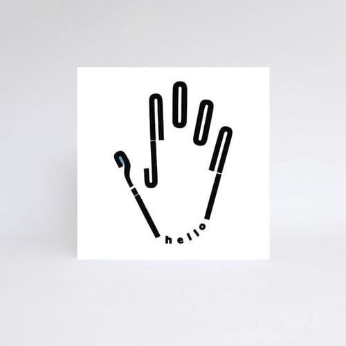 Print on paper HELLO THELERMONT HUPTON contemporary