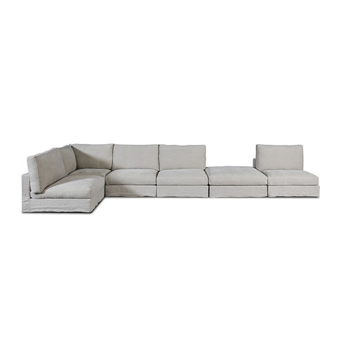 Modular sofa - Pierce - PAU - corner / contemporary / fabric