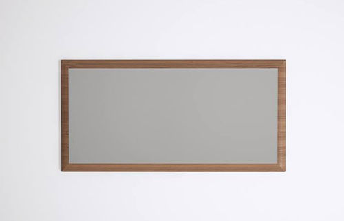 Wall-mounted bathroom mirror - EL02 - Karpenter - contemporary / rectangular / wooden
