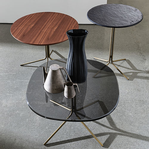 Contemporary side table - GENIUS - Sovet Italia - oak / walnut / wenge