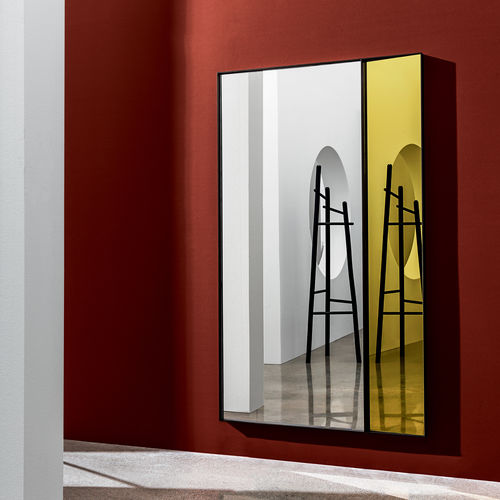 Wall-mounted mirror - CAMPOS - Sovet Italia - free-standing / contemporary / rectangular
