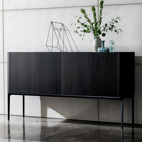 Contemporary sideboard - MADIAS SLIM 4 - Sovet Italia - oak / walnut / wenge